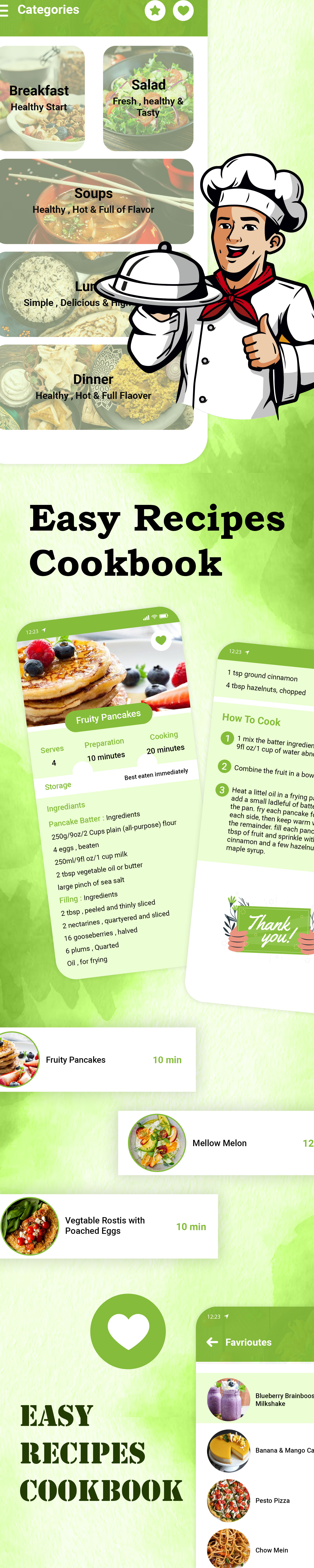 Easy Recipes Cookboo - Simple Recipe App For You - All Food Recipes - Dinner Recipes Cookbook